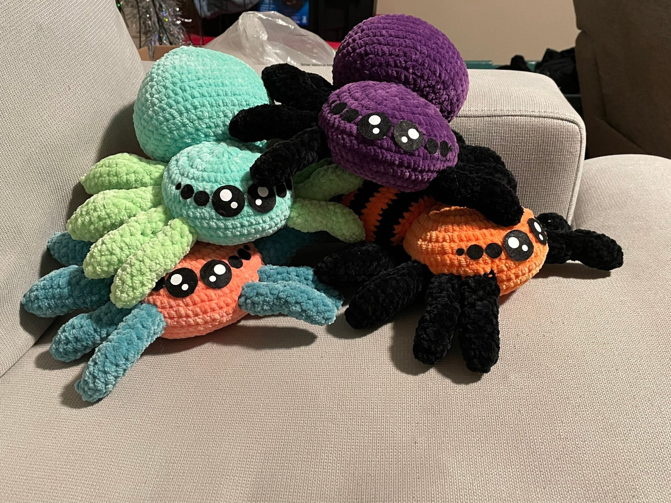 Spider Plushies